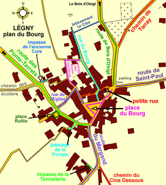 plan Légny bourg